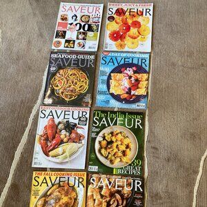 Saveur Magazine Authentic Cuisine Lot Of 8 2014